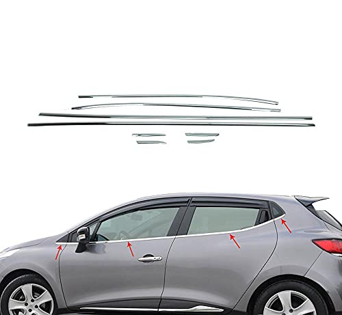 Garnitures de fenêtre chromées pour Megane 4 élégance pour trajets quotidiens