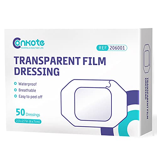 Waterproof Transparent Film Dressing 2.3" X 2.7", Breathable And Super Thin, 50 Dressings Tattoo Bandage #TOP29