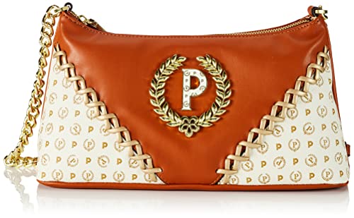 Pollini BORSA SOFT PL.PU CUOIO+HER.PVC AVOR