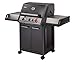 Enders Gasgrill MONROE BLACK PRO 3 K TURBO, 3-Brenner mit Kocher, Guss-Rost, mit TURBO ZONE, HEAT RANGE Brenner-Technologien und SIMPLE CLEAN von Enders #8371