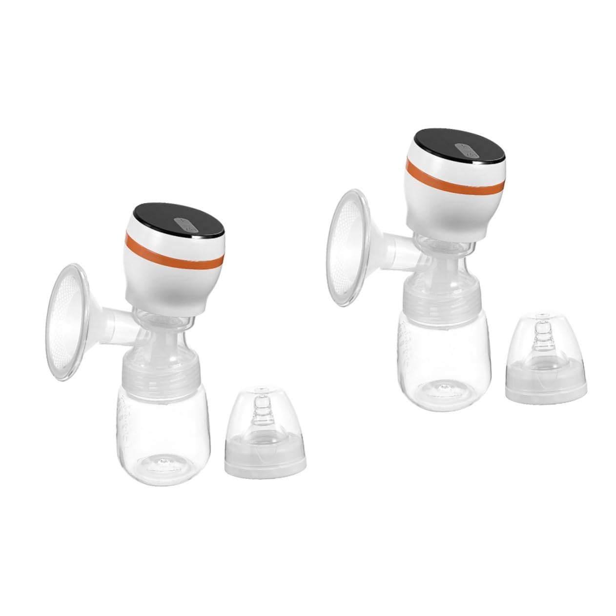 ibasenice 2 Pièces Version Anglaise Jaune Bouteille Biscuits De Lactation Tétines Pour Bébé Pompes Électriques Portatif Électrique Tire Lait Electrique Tire-lait Sans Fil Polypropylène (pp)