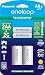 Panasonic K-KJS2MCA2BA eneloop C Size Battery Adapters with eneloop AA 2100 Cycle Ni-MH Pre-Charged Rechargeable Batteries, 2 Pack with 2 "C" Adapters