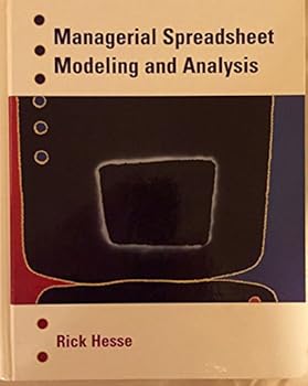 Hardcover Managerial Spreadsheet Modeling and Analysis (Irwin Series in Quantitative Methods and Management Science.) Book