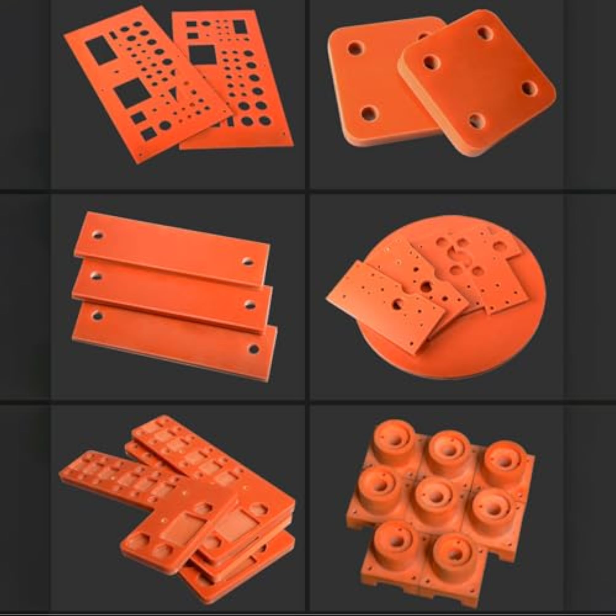 Bakelite Sheets for DIY Electrical and Crafts, 6 Pieces