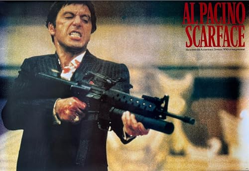 Affiche Scarface 62x88 cm poster cinéma culte grand format pour décoration murale