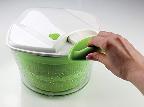 Bellevie Manual Spin Salad Dryer, Dia 9 7/8" X H 7 1/8"" #TOP5