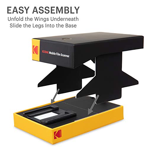 KODAK Mobile Film Scanner - Fun Novelty Scanner Lets You Scan and Play with Old 35mm Films & Slides Using Your Smartphone Camera - Cardboard Platform & Eco-Friendly Toy LED Backlight by KODAK - Image 9
