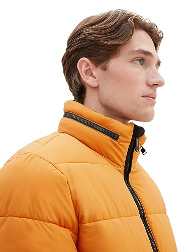 TOM TAILOR Herren Puffer-Jacke mit abnehmbarer Kapuze – Ansicht 6