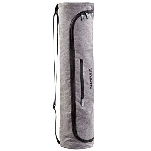 KeenFlex Sac étanche de Tapis de Yoga Tissu léger Confortable (Gris)