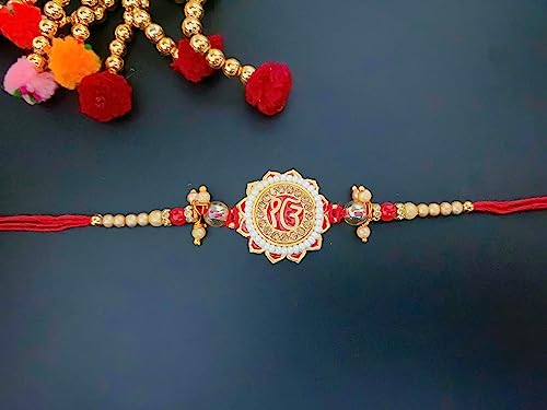 Image of Ek Onkar Rakhi For Brother | Rakhi Combo| rakhi || rakhi set || rakhi for brother
