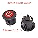 JIARUIXIN Power Switch Button Start Switch Replacement Accessory, for 20A 12VDC Applicable with Children's Electric Ride-on Vehicles