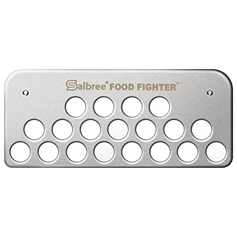 Salbree Food Fighter Mesh Screen Grease Gate Blocks Food from Falling into Rear Grease Trap Cup Tray & Compatible with All Blackstone Griddle Accessories Goalie, Universal Fit All Black Stone Grills Cover