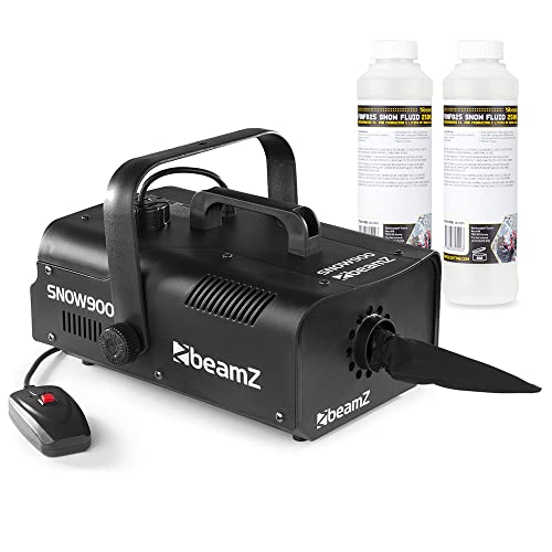 beamz SNOW900 Snow Machine with 10L Fluid