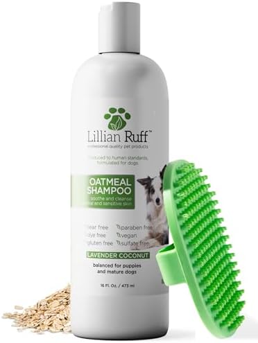 Lillian Ruff PRO Formula Deodorizing Oatmeal Dog Shampoo - Calms ...