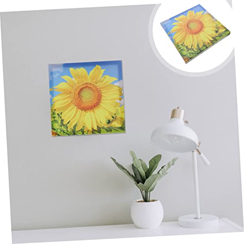 Besportble 1Pc Sunflower Mural Fall Decor The Office Ornaments Nativity Ornaments Sunflower Wall Pictures Landscape Wall Art Yellow Flower Wall Art Sunflower Pendants Wall Mural Decor Autumn #TOP1