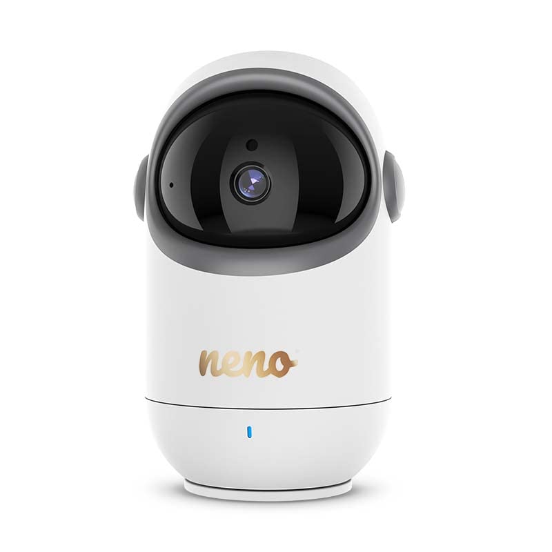 Neno® BERKANO Elektroniczna niania 2,4GHz z kamerą - Bezprzewodowa kamera niania -WiFi - Ruchoma kamera IP - Zakres 300 stopni w poziomie i 50 stopni w pionie