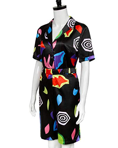 NUWIND Vrouwen Stranger Eleven Mall Jurk Veelkleurige Jumpsuit T-shirt voor Halloween Cosplay Kostuum Outfit Seizoen 3… - Image 3
