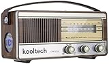 Entrada usb/tf/aux Kooltech 019496 Radio BT USB Vintage/Soul/30, Talla Única
