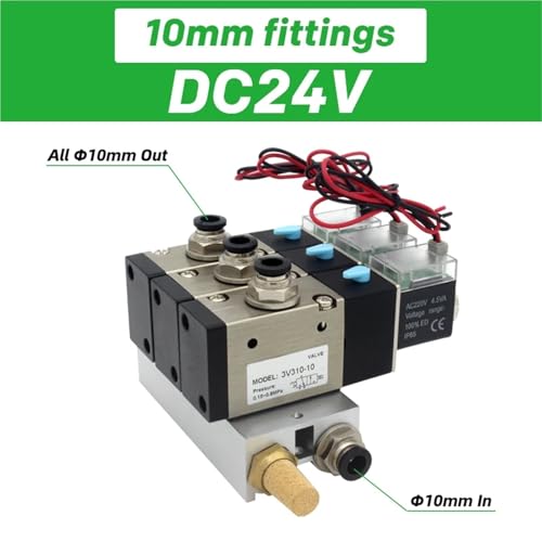 Distributeur 3V310-10-NC pour centraliser 6 circuits pneumatiques sans bruit - 3