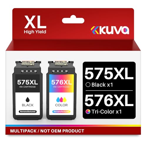 Cartouches PG-575XL CL-576XL compatibles avec imprimantes Canon PIXMA TS3550 et TR4750 Kuva