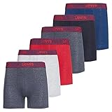 Levi's Mens Boxer Briefs Breathable Cotton Underwear for Men Pack of 6