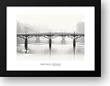 Pont des Arts, Paris 30x23 Framed Art Print by Kenna, Michael