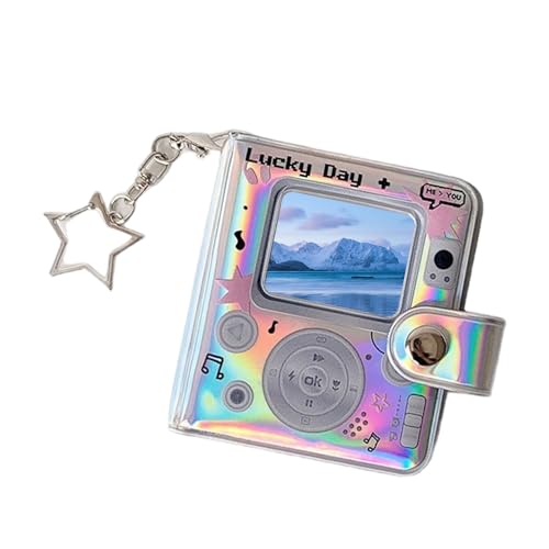 Abalorio para de fotos | Llavero retro de doble cara con realce de estilo sincero, álbum de fotos, para familia, niños, abuelos, Navidad, vacaciones, conmemoración, embarazo, nacimiento