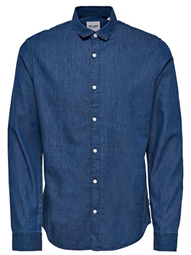 Only & Sons Onsnevin LS Denim Shirt Noos Camicia