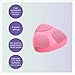 True Glow by Conair Skinpod Silicone Facial Cleansing Brush with 3 Brush Zones, Battery Operated