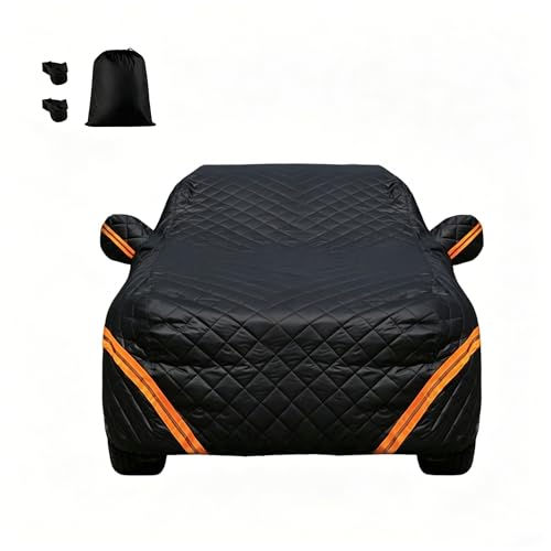 Breathable Car Tarp Hail Cover Compatible with Volvo EX30 EV 2023, Added Cotton Lining Anti-Scratch Anti-UV, Durable All Weather Protective Accessory with Storage Bag