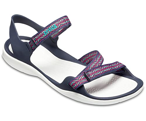 Image of crocs Women's Swiftwater Graph Webbing Sandal Outdoor