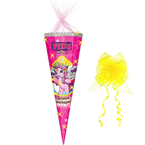 alles-meine.de GmbH stabile Spitze - aus Kunststoff - verschiedenes Zubehör frei wählbar - passend für 3-D Glitzer Effekt ! - Schultüte - Einhorn - Filly Stars - Pferd - 70..