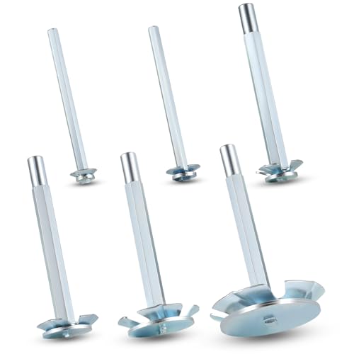 6 PCS PVC Socket Saver, PVC Pipe Reamer Set with 1/2", 3/4", 1", 1-1/2", 2" and 3" Head, Plumbing PVC Fitting Saver for Removing SCH 40 from ABS PVC Pipe Hub, Fits into Standard 1/2 inch Drill