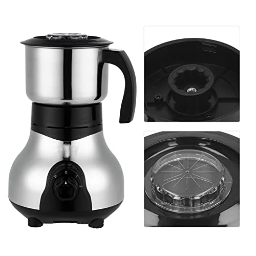 Moedor de café elétrico, eficiente 300 W, seguro para lava-louças, moedor elétrico de grãos de café,