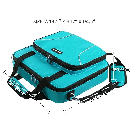 Image of MYBAGZING | Large Embroidery Project Bag - Cross Stitch Supplies Organizer - Embroidery Kits & Storage Bag - Organizer for Floss, Loops (Bag Only)