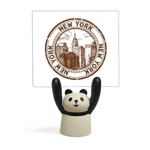 Memo Holder Panda Amenew York figurine décorative aux finitions soignées