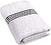 Cotton Bath Towel Pool Towel - Easy Care, 100 % Ringspun Combed Cotton for Maximum Softness and Absorbency - (30" x 56") – by Utopia Towel (fancy navy)