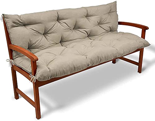 Skun Bench Cushion, Furniture Wicker Papasan Chair Garden Benches Sing Cushion Backside / Thousand-Thoush Pathio Long Lining Chair Pads Luxury Soft Long Chair Non-Slip Exchange Waterproof Pad