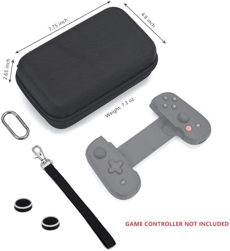 Carry Case Compatible with Backbone One - Black Protective Hard Portable Travel Carry Case for Backbone One & Accessories