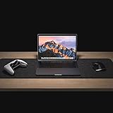 DawnTrees Desk Mat |100x40 cm Felt Desk Pad Protector | Office Felt Desk Mat | Keyboard Pad | Extra Large Mouse Pad… (Dark Grey) - Image 6