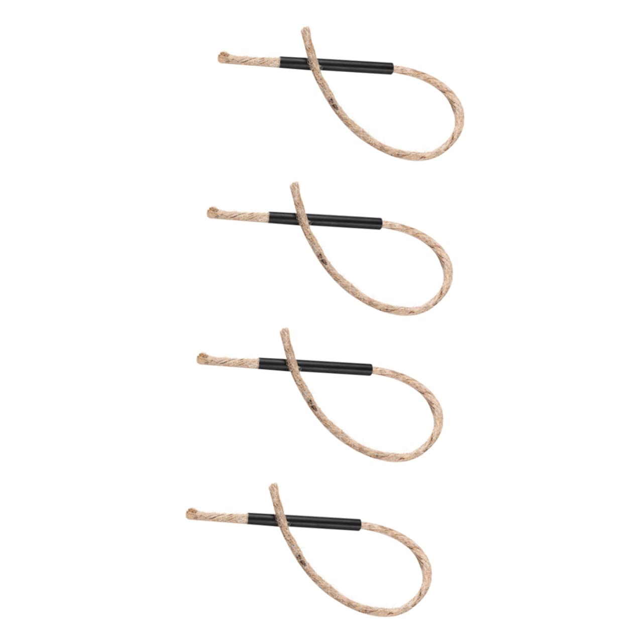 GOOHOCHY 4 Pack Survival Wick Cord Fire Starter Rope for Camping Stove Fire Rope Survival Wick