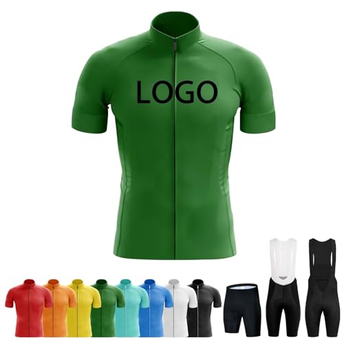 COITROZR Personalisiertes Fahrradtrikot Individuelles Kurzarm Rennradtrikots MTB Bekleidung für Erwachsene & Teenager mit Schneller Trocknung mit Team Namen Logo(Red)
