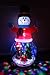 8ft Inflatable LED Snowman Globe with Penguin, Gift Box - Outdoor/Indoor Christmas Decor