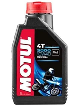 Motul 3000 4T Plus 10W40 API SM HC TECH Engine Oil for Bikes (1L)