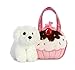 Aurora® Fashionable Fancy Pals™ Sweets Puppy Stuffed Animal - On-The-go Companions - Stylish Accessories - Multicolor 7 Inches
