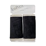 Car Seat Strap Pads Covers for Baby Kids, Seat Belt Covers Cushion for boy Girl, Protect Neck and Shoulder rubbing, Anti-Slip Design, Universal for Stroller/Carrier/Pushchair Black