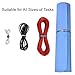 Trilancer Reusable Cable Straps Wire Ties, Pack of 50 Adjustable Cord Fastener Cable Organizer, 8 Inches (Black)