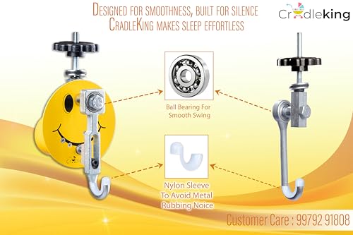 Image of Automatic Cradle Swing Motor Kit for Baby 0 to 3 Years (Automatic Swing Motor Machine Kit Only | Staineless Steel Cradle and Jholi not Including)