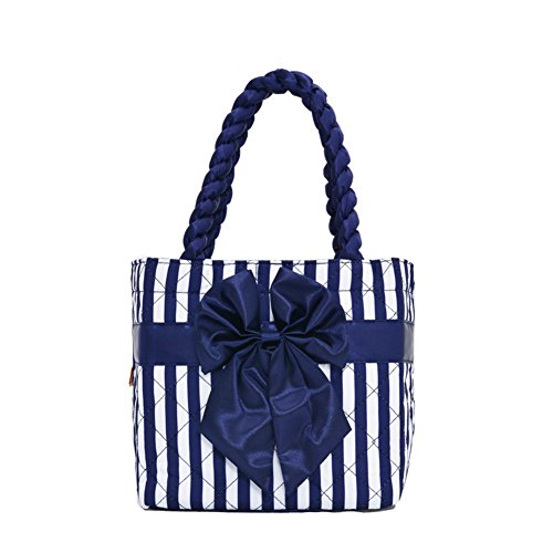 Sac de sac à main-H panier-repas avec finitions imprimées chic