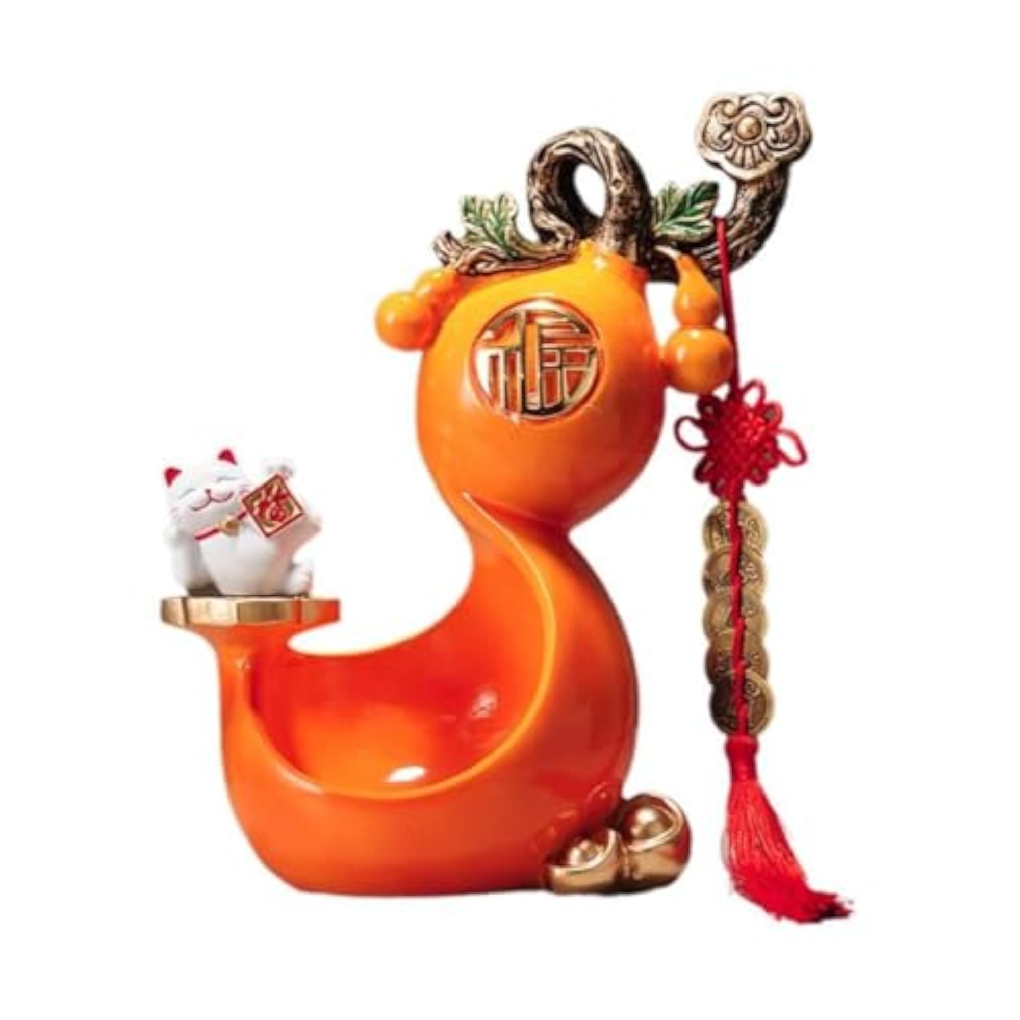 Key Holder Decoration, Ceramic Persimmon Tray